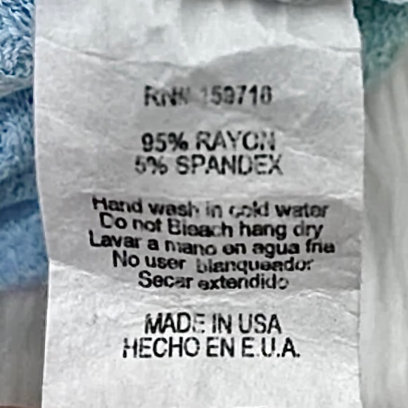 Chrysanthemum size medium pastel tie dye shirt, long lace like sleeves NEW - Picture 12 of 13